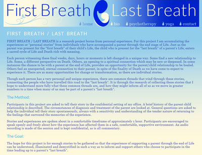 First Breath - Last Breath