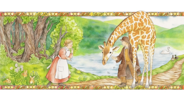 the giraffe - illustration from Someone is Reading This Book