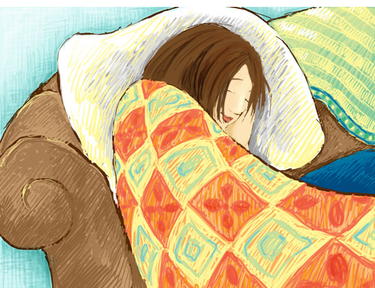 sleeping - Photoshop drawing